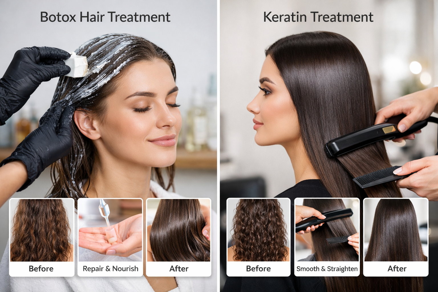 Botox Hair Treatment or Keratin Treatment